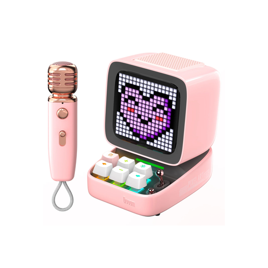 Pink Portable Kids Bluetooth Pixel Speaker