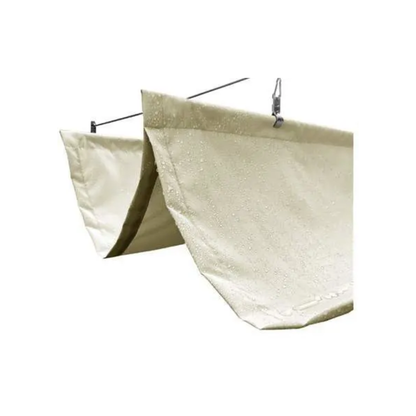 Telescopic Milky Shade Sail 3.5x3m UV & Rainproof