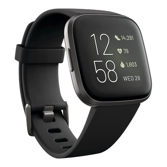 Waterproof Black Smartwatch with Sleep & Swim Tracking