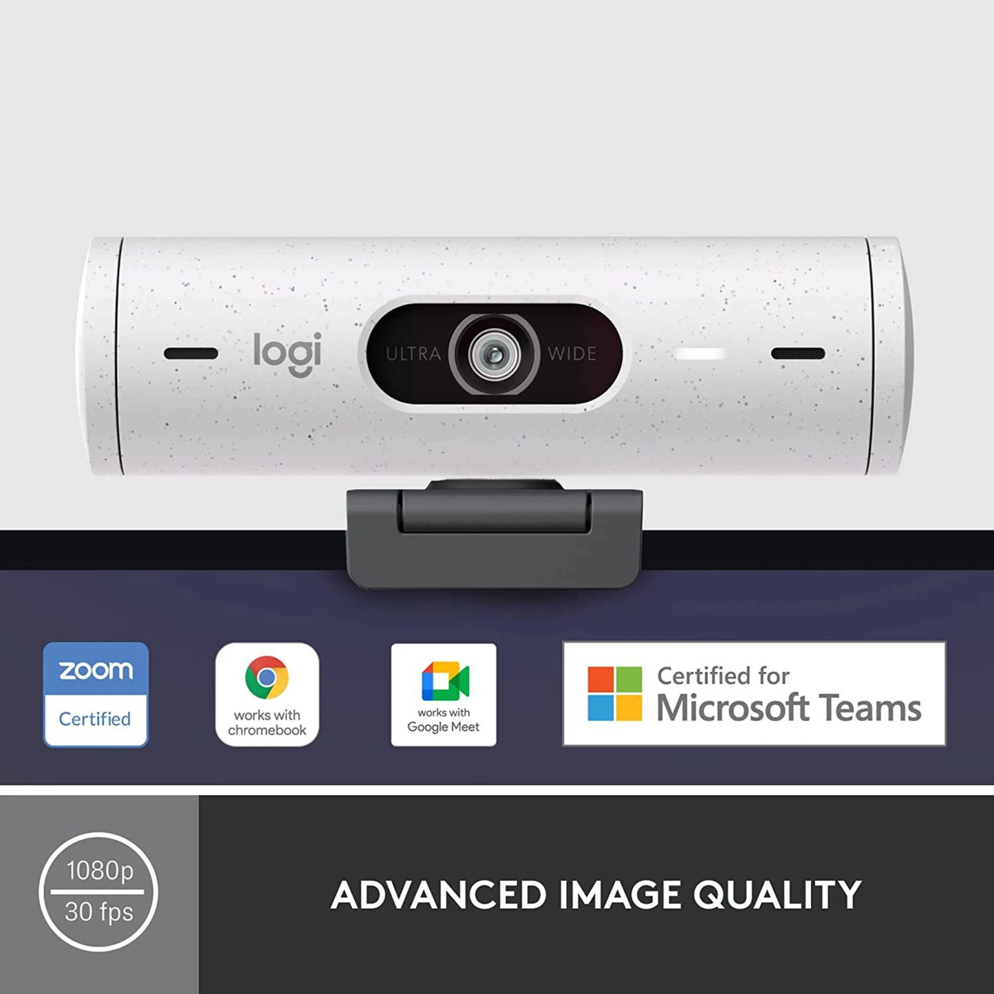Pink Full HD 1080p Webcam with Auto Framing