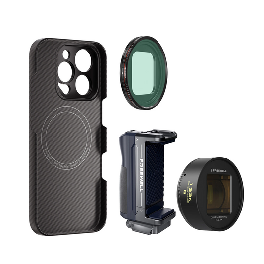 iPhone 16 Pro Max Anamorphic Lens & Selfie Bundle