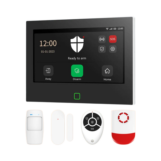 Wireless WiFi 4G Home Alarm System with Siren 12 Kit