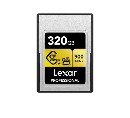 320GB CFexpress Type A Card with High-Speed USB Reader