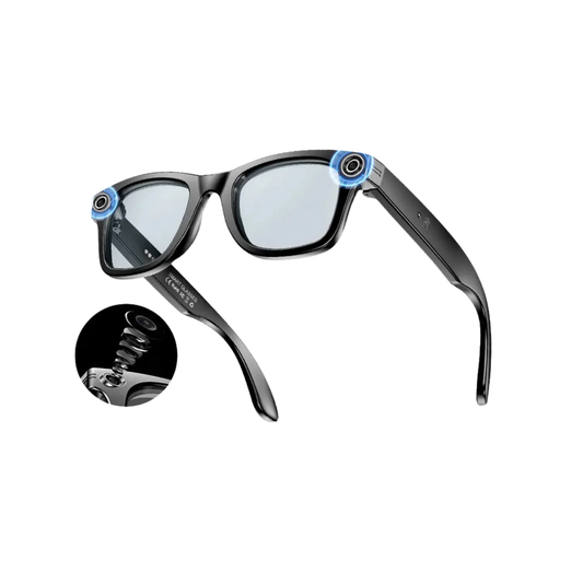 Blue Light Smart Glasses Bluetooth Music & AI Photo Recognition