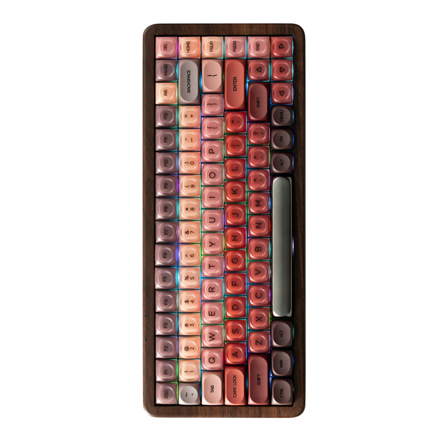 Tri-Mode Wireless RGB Mechanical Keyboard 75% Hot Swappable Kit