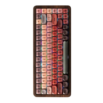 Tri-Mode Wireless RGB Mechanical Keyboard 75% Hot Swappable Kit