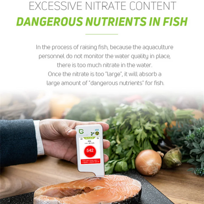 Smart Portable Nitrate and Radiation Detector for Food Testing