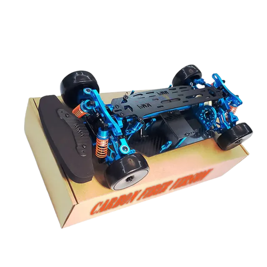 RC 4WD Racing Chassis Carbon Alloy Upgrade