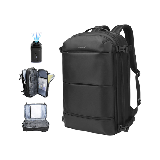 Electric Pump Vacuum Travel Backpack for 17” Laptop