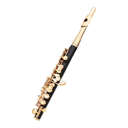 16-Hole Piccolo Flute with Accessories for Music Practice and Performance