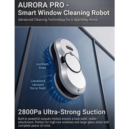 Electric Window Cleaning Robot Vacuum Glass Washer