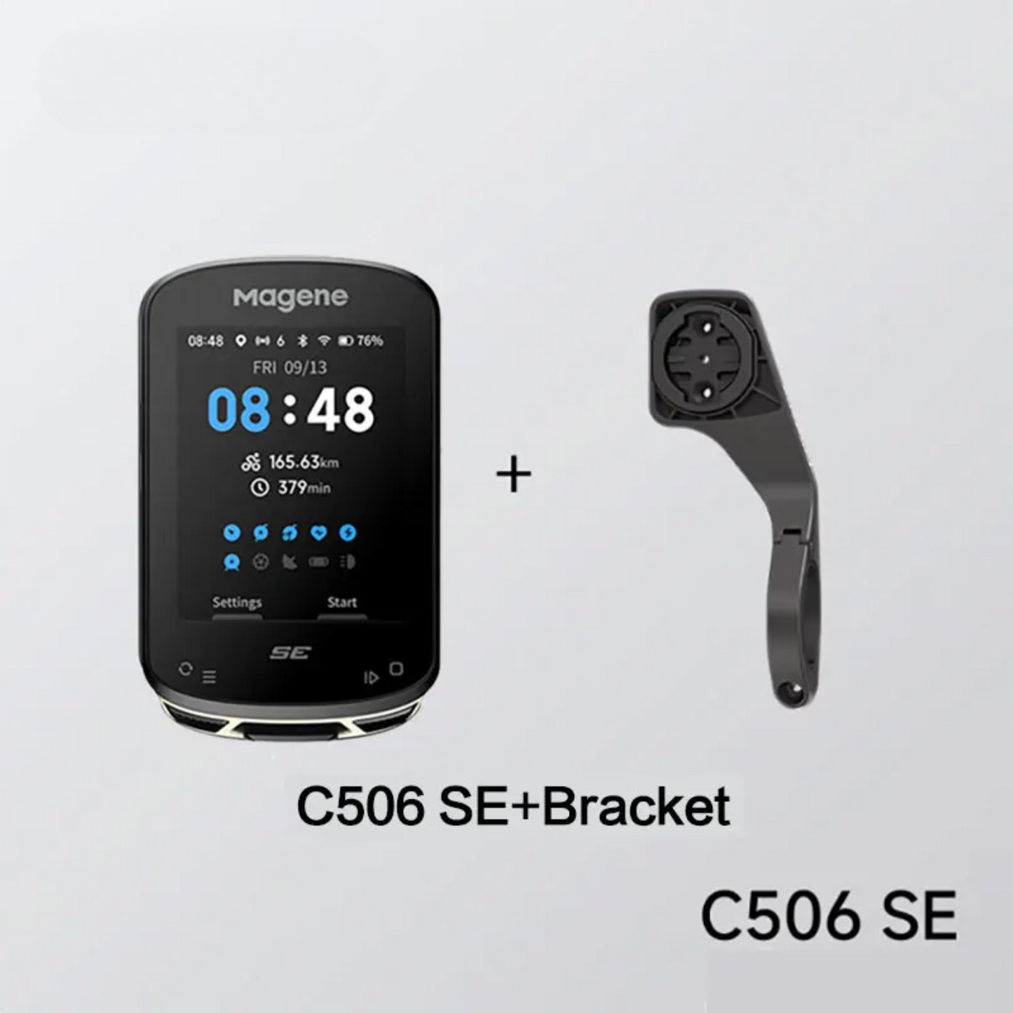 GPS Bike Computer with Colour Screen and Mount Bracket