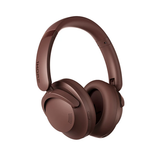Over Ear Bluetooth Headphones with Noise Cancelling Mocha Brown