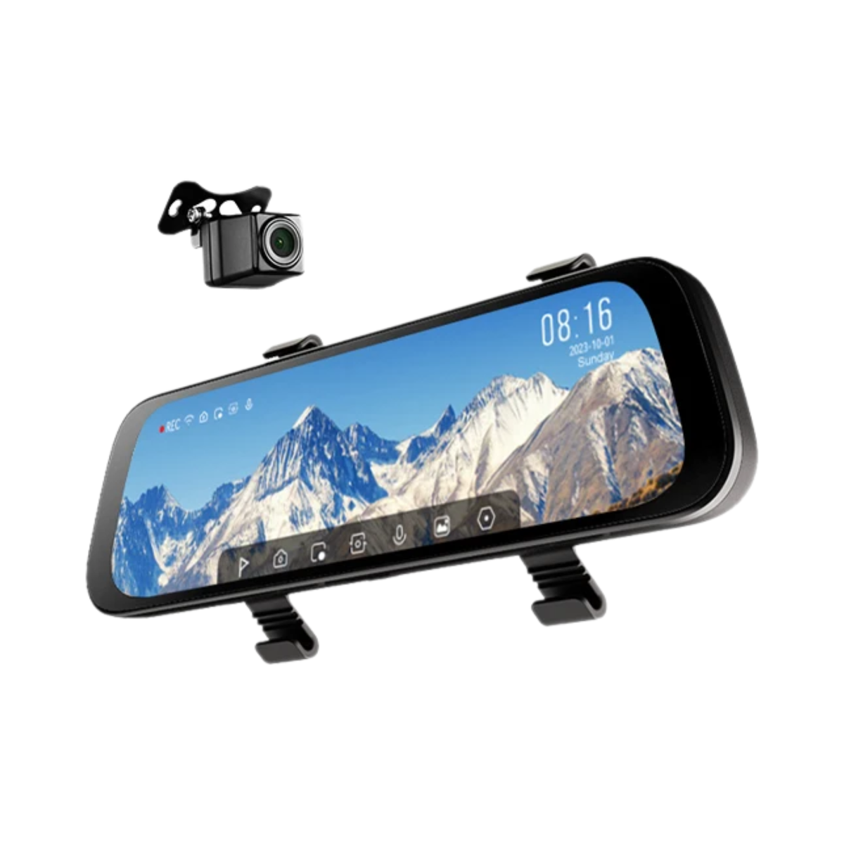 S500 Dash Cam 64GB SD Card 3K Dual HDR