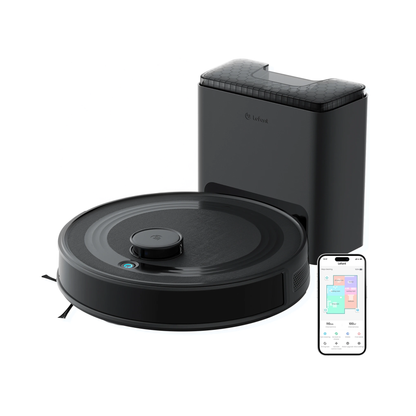 Smart Robot Vacuum Mop 6000Pa Obstacle Avoidance Black
