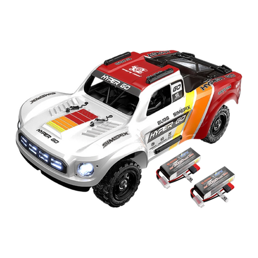 2 Battery 4WD Brushless RC Truck 47KM/H