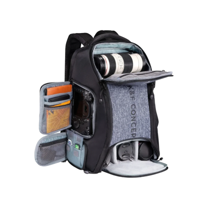 25L Camera Backpack with Laptop Compartment and Tripod Strap