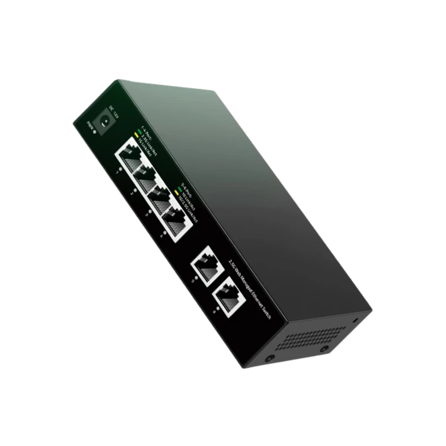 Web Managed 2.5G Ethernet Switch 4 Port with 10G Uplink