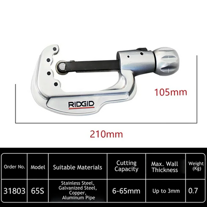 Heavy Duty Stainless Steel Pipe Cutter 6-65mm