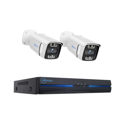 8MP CCTV System 2 Camera Kit 1TB NVR Outdoor