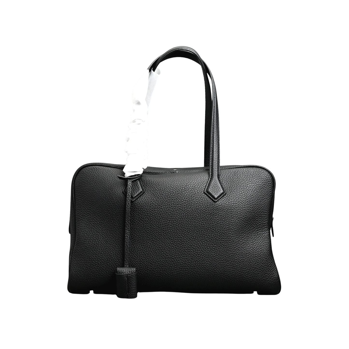 Elegant Everyday Tote Glossy 35cm Large Leather Handbag