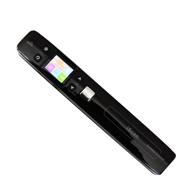 Black Portable WiFi A4 Document Scanner 1050DPI