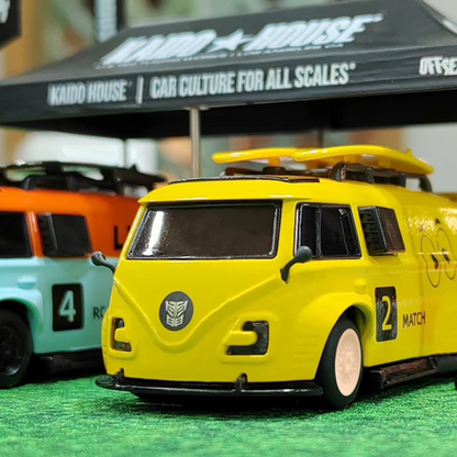 1:64 Mini RC Racing Car 2.4GHz Yellow