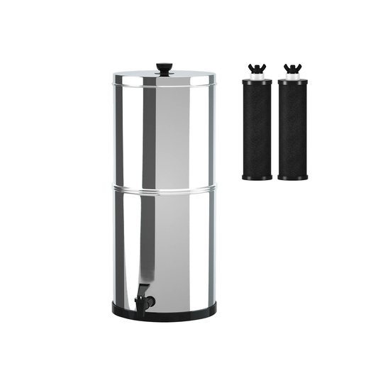 Gravity Water Filter System for Home Camping and Outdoor Use
