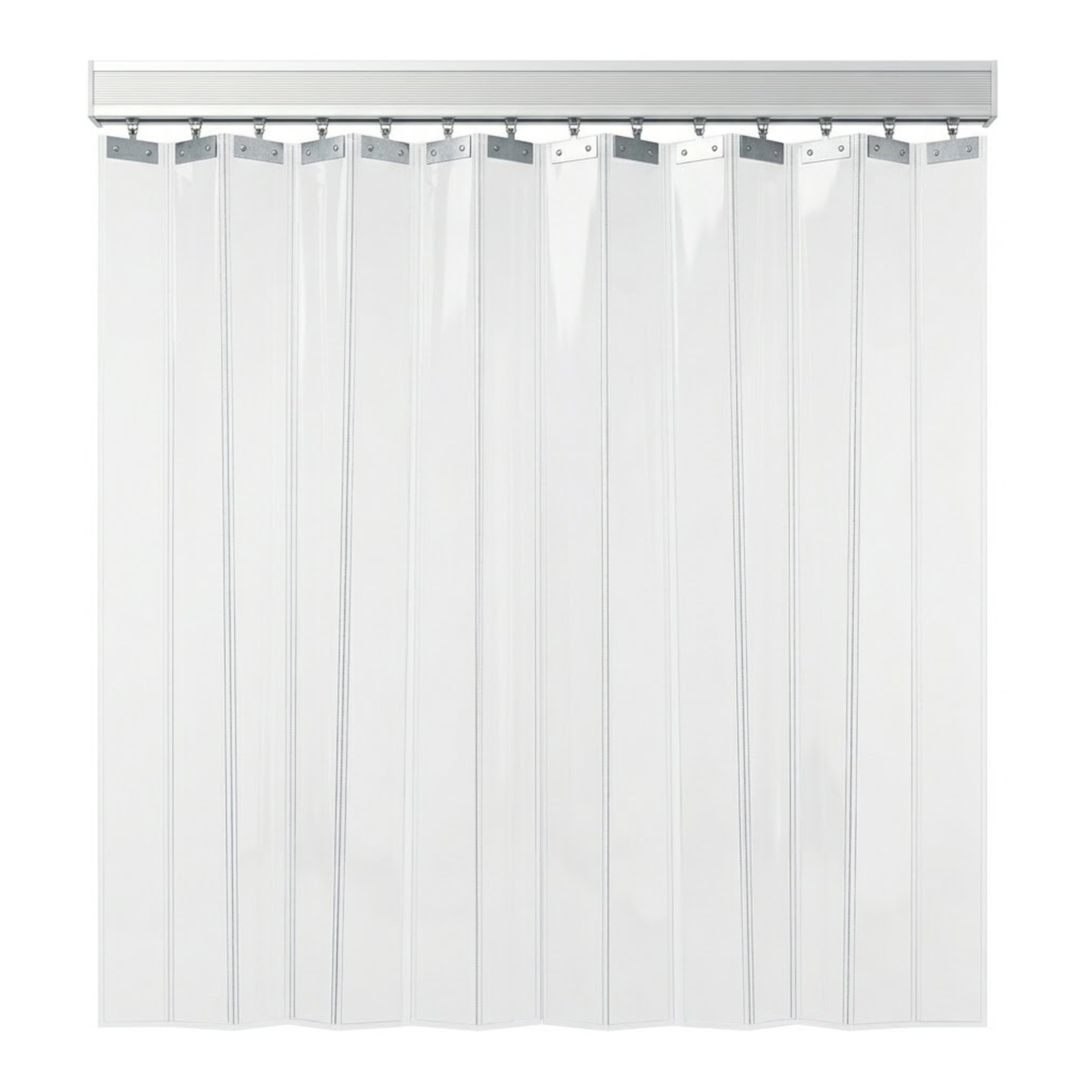 PVC Sliding Door Curtain Transparent 100x210cm Windproof