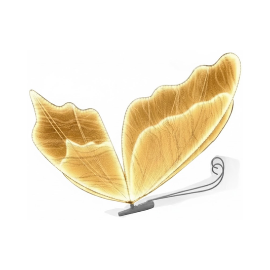 Gold Butterfly LED Ceiling Light 80cm Wedding Decoration
