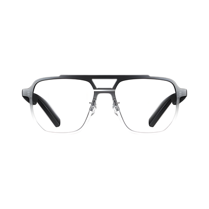 Gradient Grey Smart Audio Glasses with Bluetooth 5.2