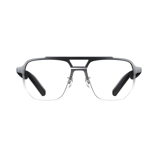 Gradient Grey Smart Audio Glasses with Bluetooth 5.2
