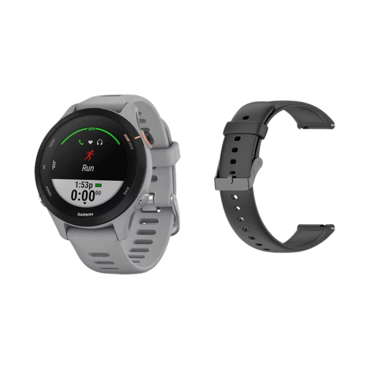 Garmin Forerunner 255 GPS Sports Smartwatch Gray Black 1.3" Color Display