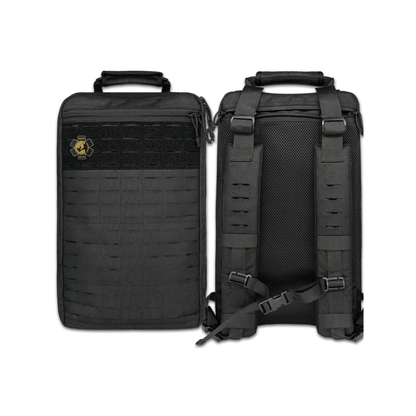 20L Tactical First Aid Backpack Black 1000D Nylon