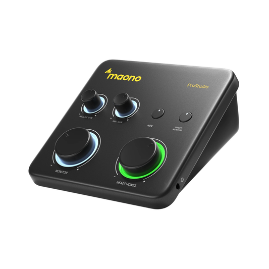 Portable USB Audio Interface with XLR Input and Loopback Feature