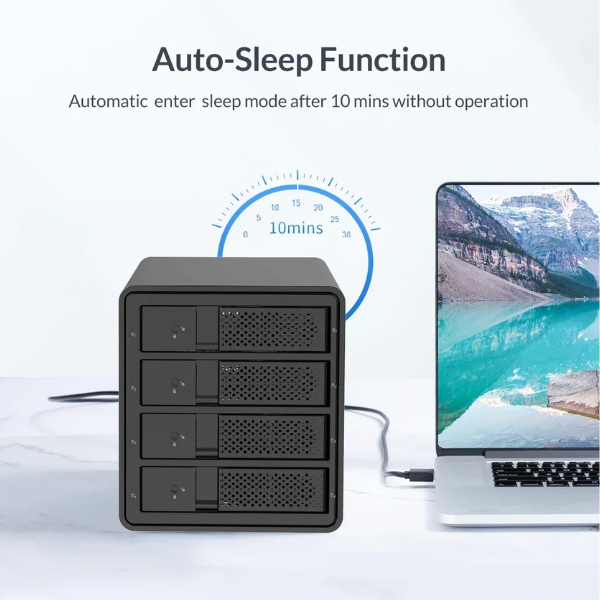 4-Bay USB 3.0 HDD Docking Station SATA 3.5 Inch