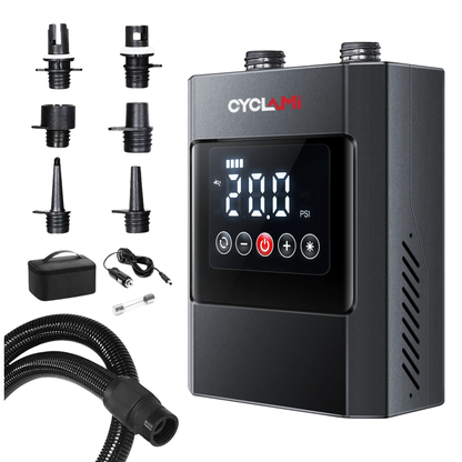 Cordless 20PSI Air Pump 12000mAh SUP Kayak Inflator