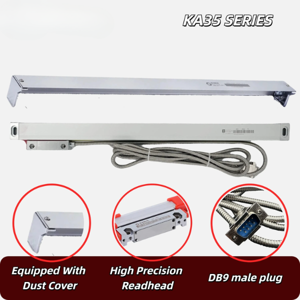 350mm Linear Scale 5μm TTL Optical Encoder