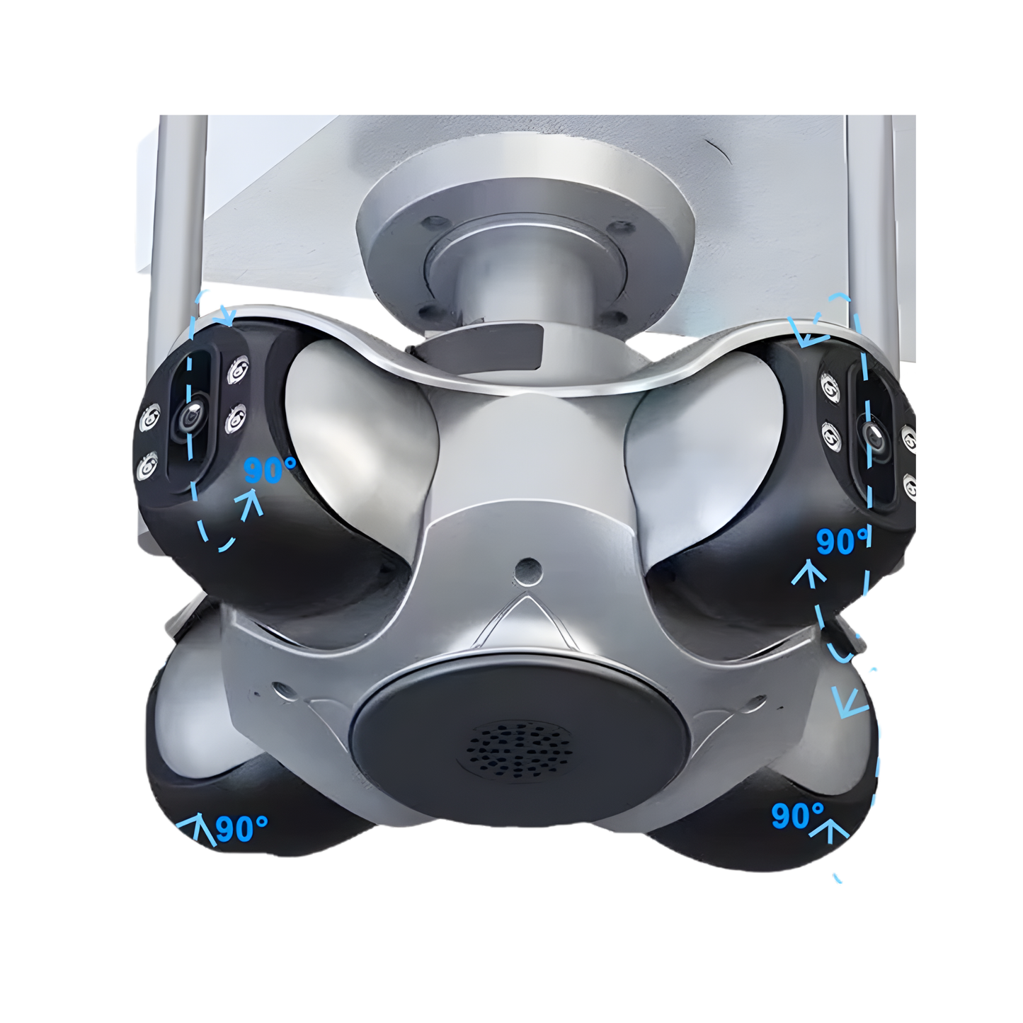 Multi Lens WiFi Security Camera with 128GB Storage
