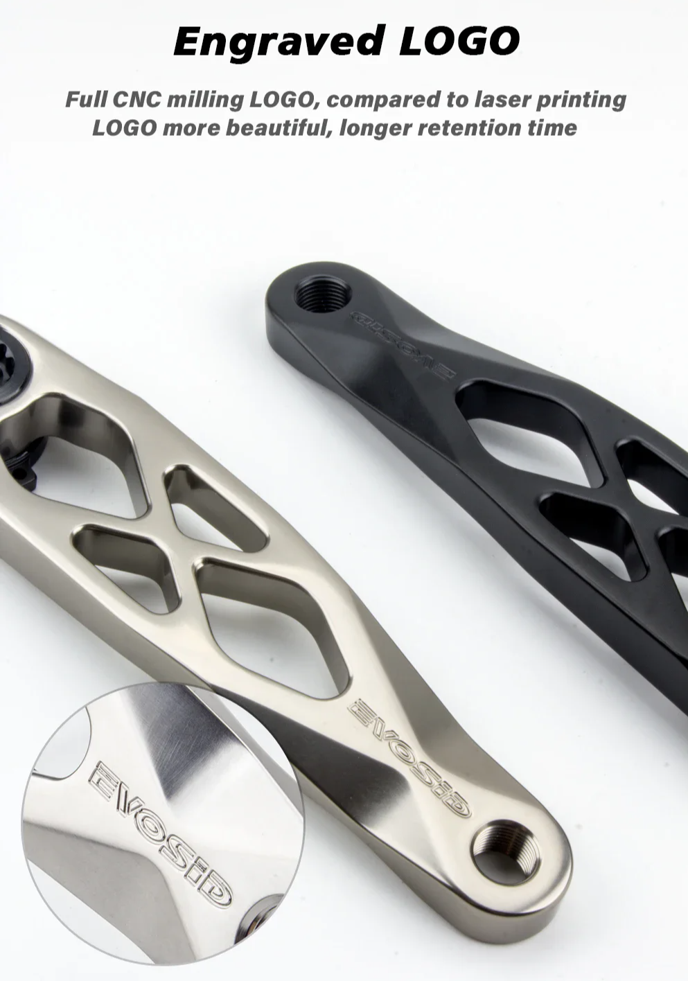 Titanium MTB Crank 175mm for Mountain Bikes