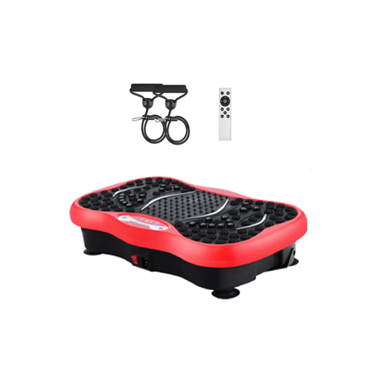 Red Fitness Vibration Platform for Home Workouts