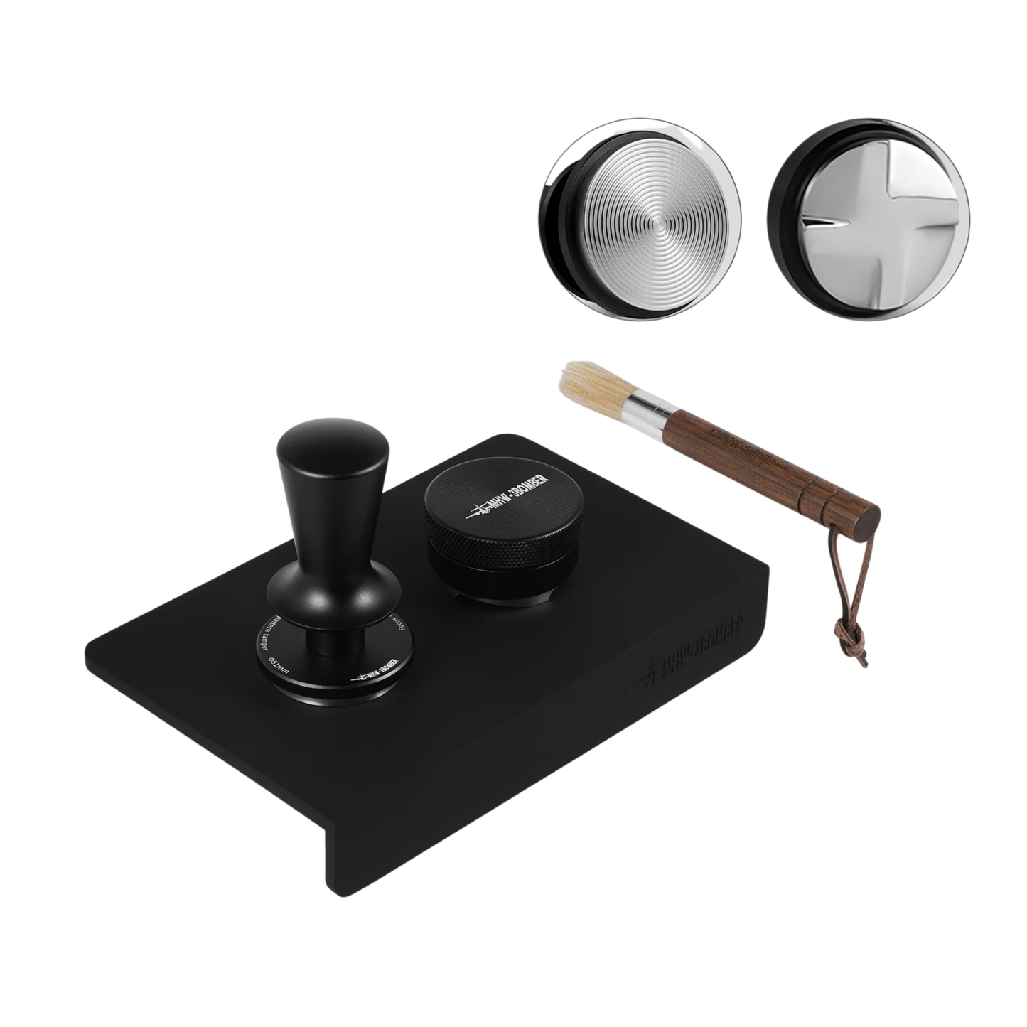 51mm Espresso Tamper Ripple Base Barista Grade Coffee Tool