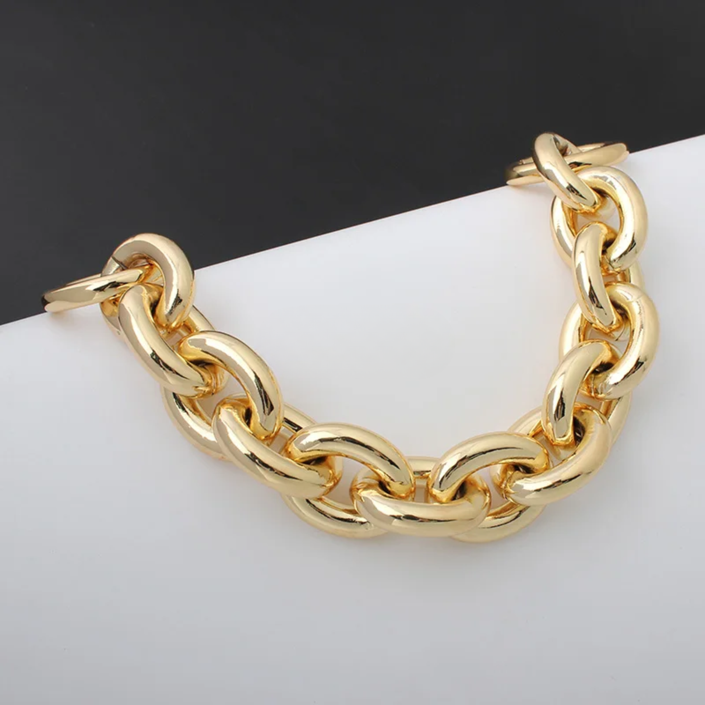 120cm Gold Chain Strap Handles 5 Pack Heavy Duty