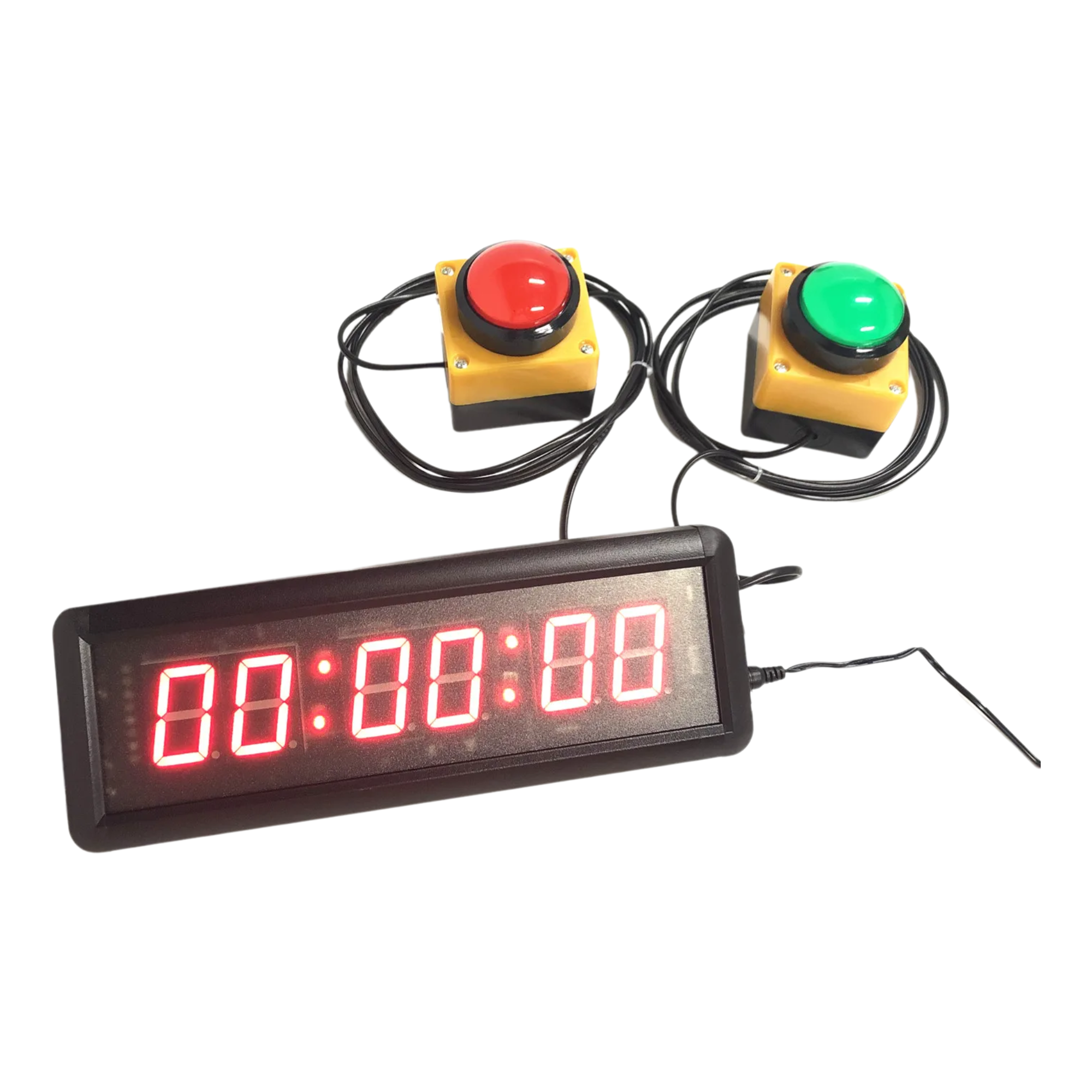 Sports Timer Stopwatch with 2 Large Buttons and LED Display ...