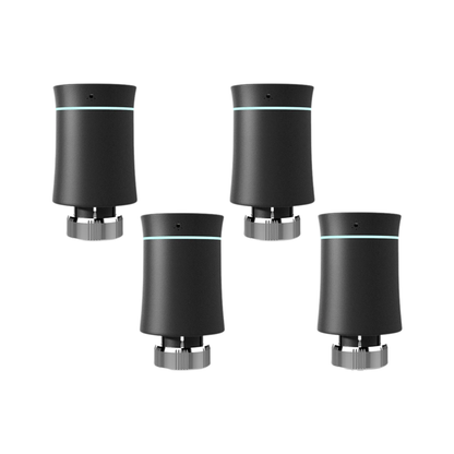 Smart ZigBee Radiator Valve 4-Piece Set with Voice Control