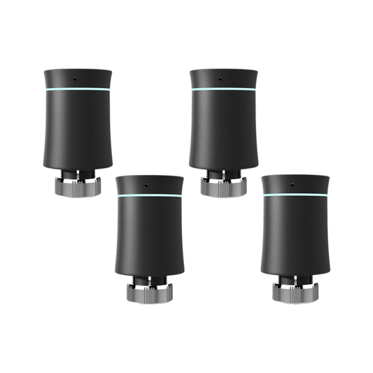 Smart ZigBee Radiator Valve 4-Piece Set with Voice Control