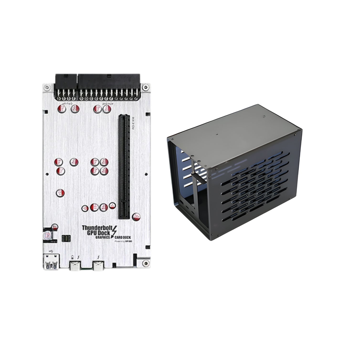 Mini SFX PC Case with Integrated Dock Docking Hub
