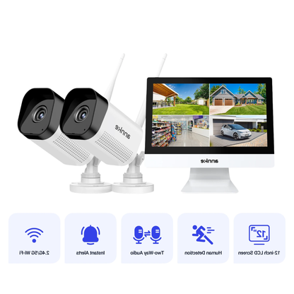 Outdoor WiFi Security Cameras with Night Vision and Audio