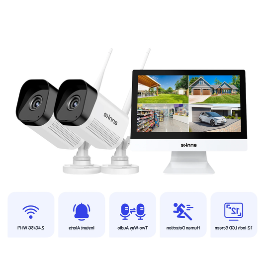 Outdoor WiFi Security Cameras with Night Vision and Audio
