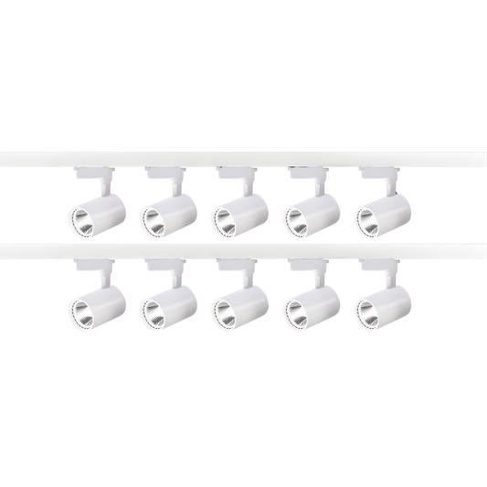 10PCS White LED Track Spotlights Super Bright Ceiling Lamps